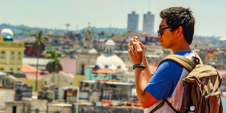 Roy Tan Takes a Picture in Cuba
