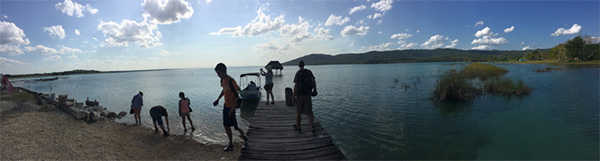Lake in Belize