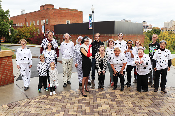 MSE won third place with their "101 Dalmatians" costumes.