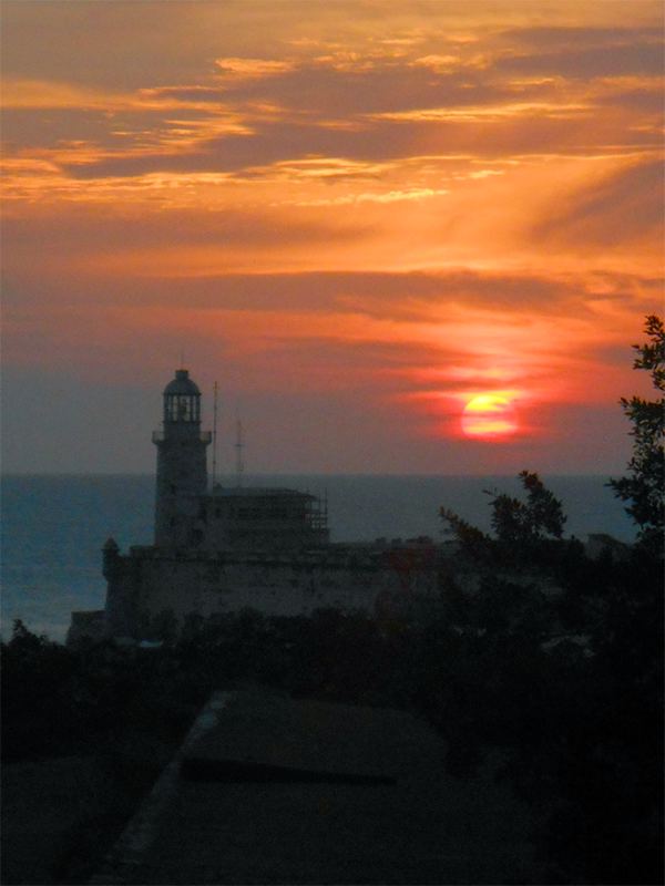 Sunset in Cuba