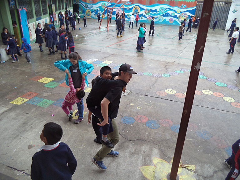 Recess at Guatemalan School