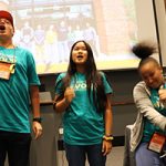 Student teams developed their own inspirational cheers, and really applied themselves.
