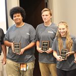 WInners of the James T. Pippin Outstanding Engineering Design Award