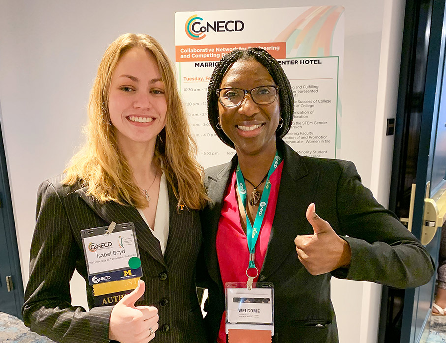 Isabel Boyd and Jalonda Thompson at CoNECD Conference 2022