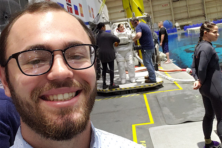 Miller McSwain on Co-op Assignment with NASA