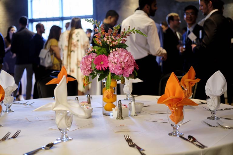 Table display at banquet