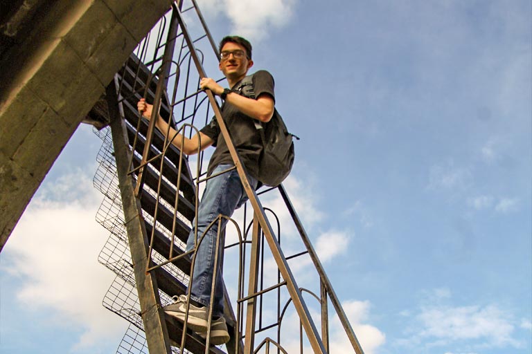 Josh Presnell Ascends Cathedral Tower in Ecuador