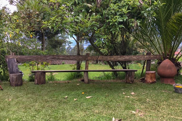 Bench in Ecuador