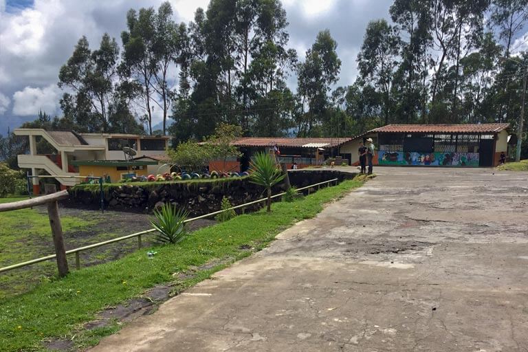 School in Ecuador where Students Worked