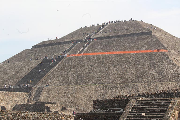 Temple of the Sun at the Teotihuacan Archaeological site