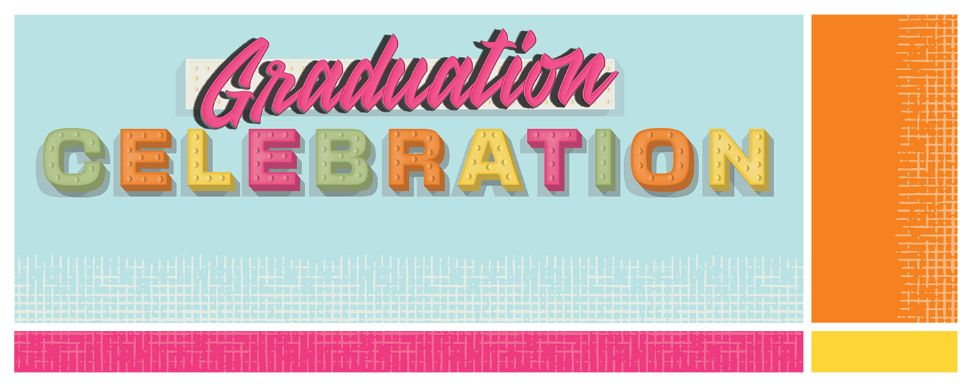 Graduation Celebration Web Header graphic