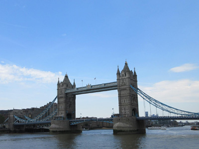 Tower bridge located in London, England. Photo provided by Lauren Harnetty.