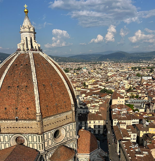 The Cathedral of Santa Maria del Fiore in Florence, Italy.
