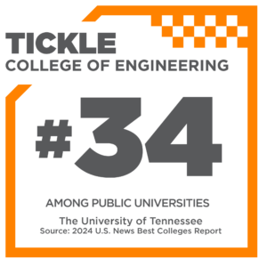 Tickle College of Engineering #34 Among Public Universities