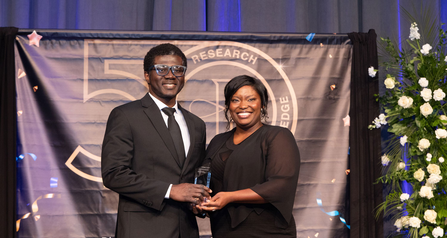 Danquah Recognized with Excellence in Chemical Engineering Award