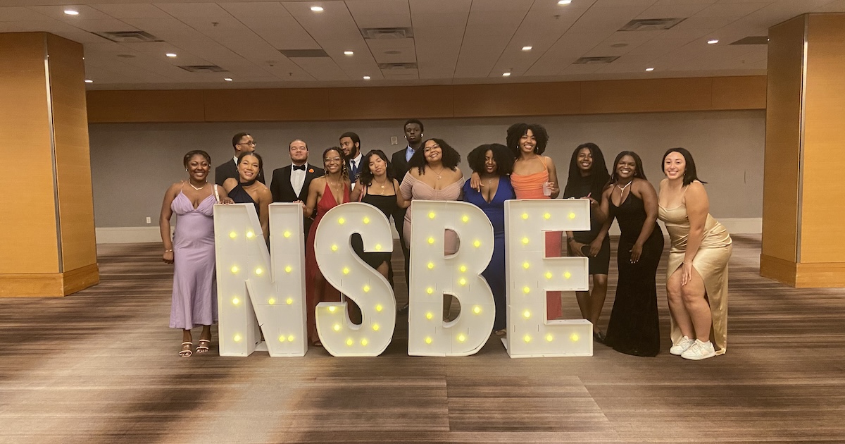University of Tennessee chapter of National Society of Black Engineers at their national conference gala