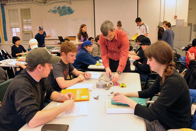 Richard Bennett teaching Engage students