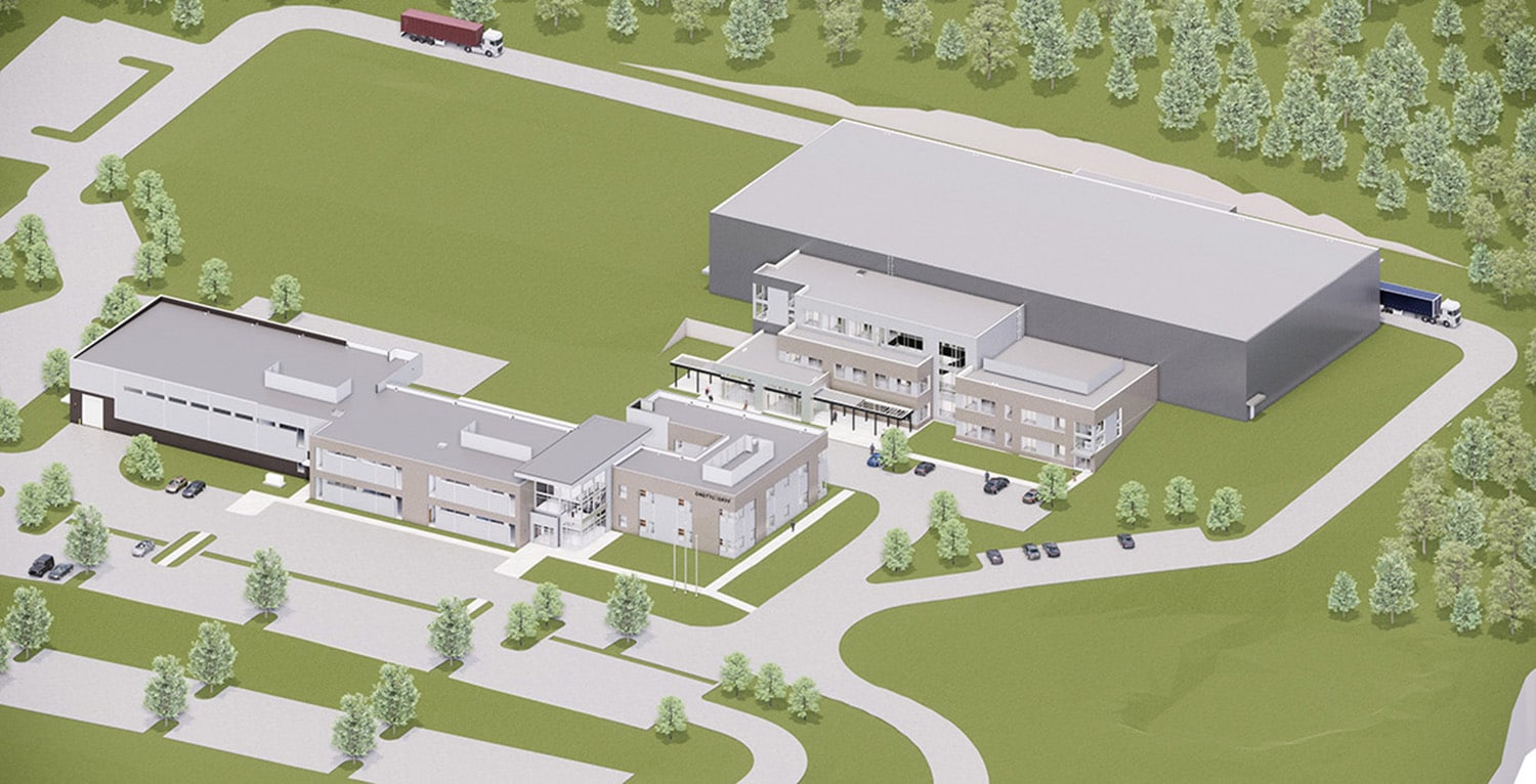 A rendering of the future National Security Prototype Center.