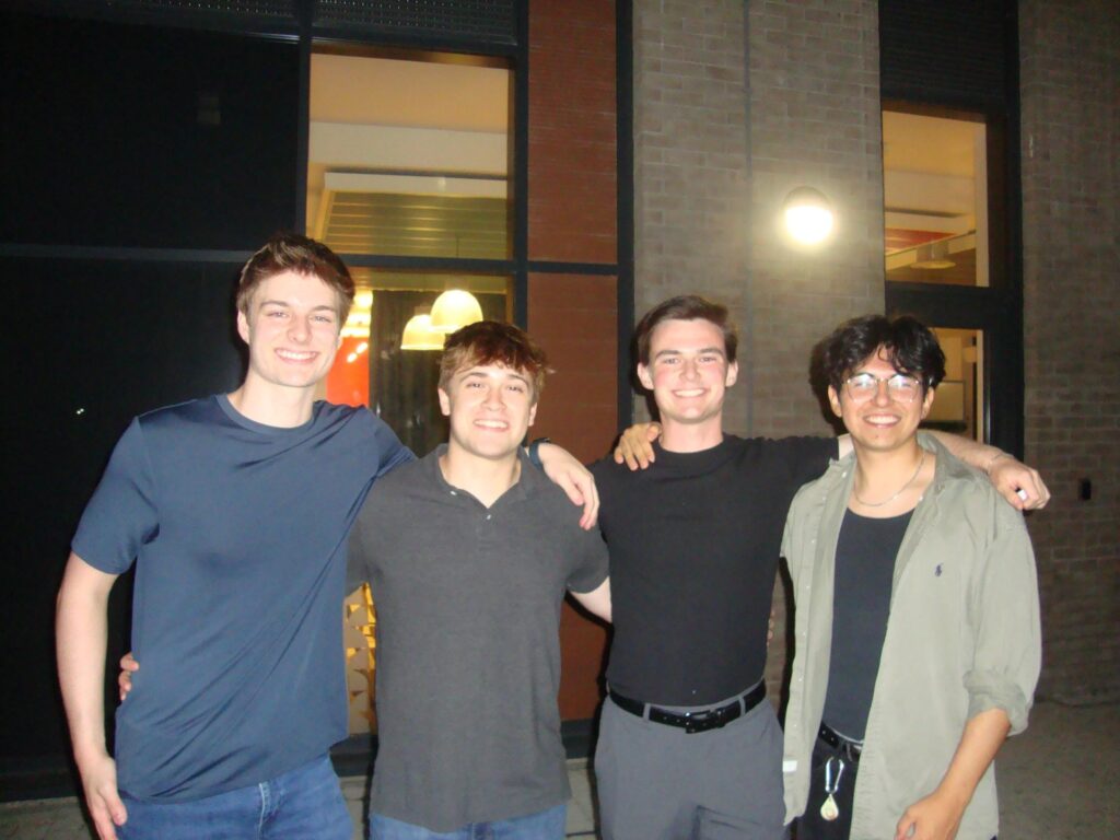 Will Coleman and friends in london