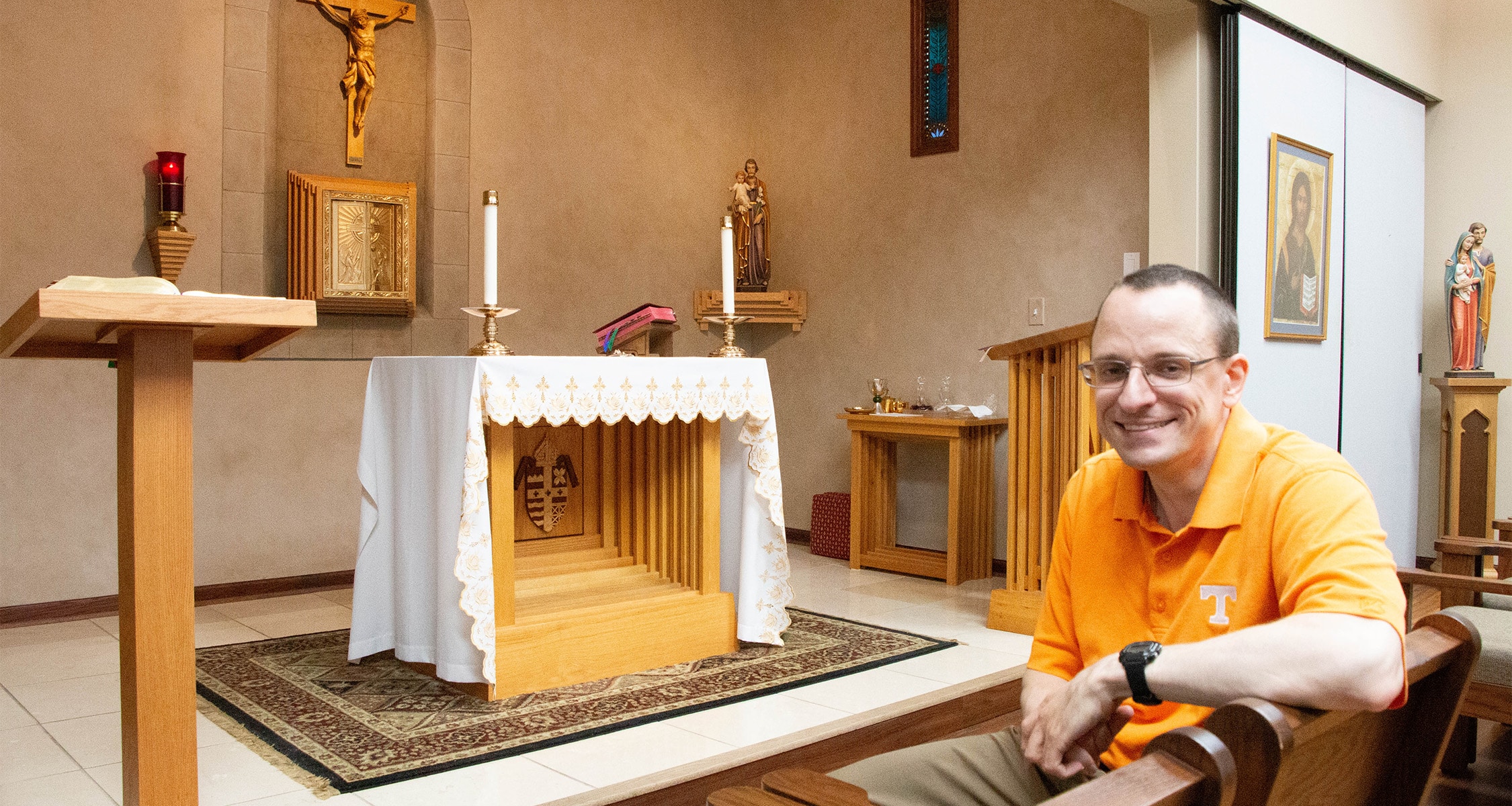 Truster Follows His Heart, Leaves Engineering for the Priesthood