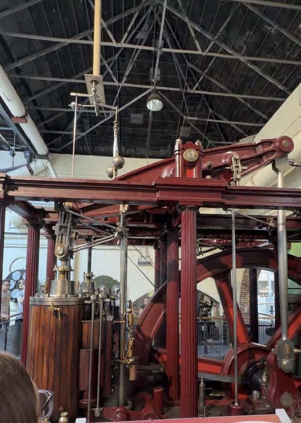Water reservoir machine at the London Museum of Water and Steam