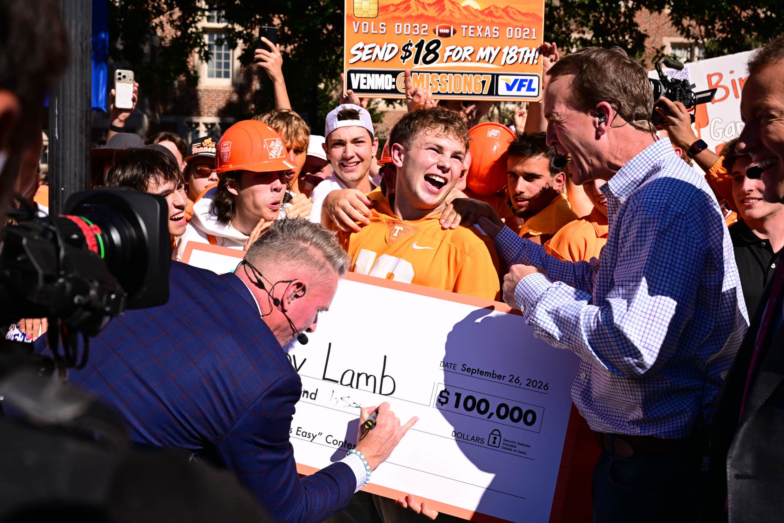 Civil Engineering Student Colby Lamb Makes $1.5 Million Kick