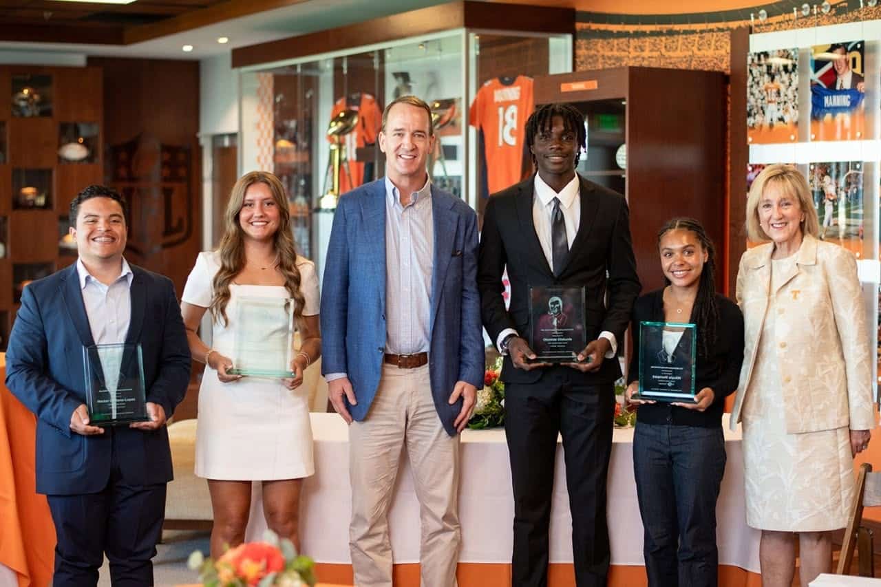 TCE Students Grateful for Peyton Manning Scholarships