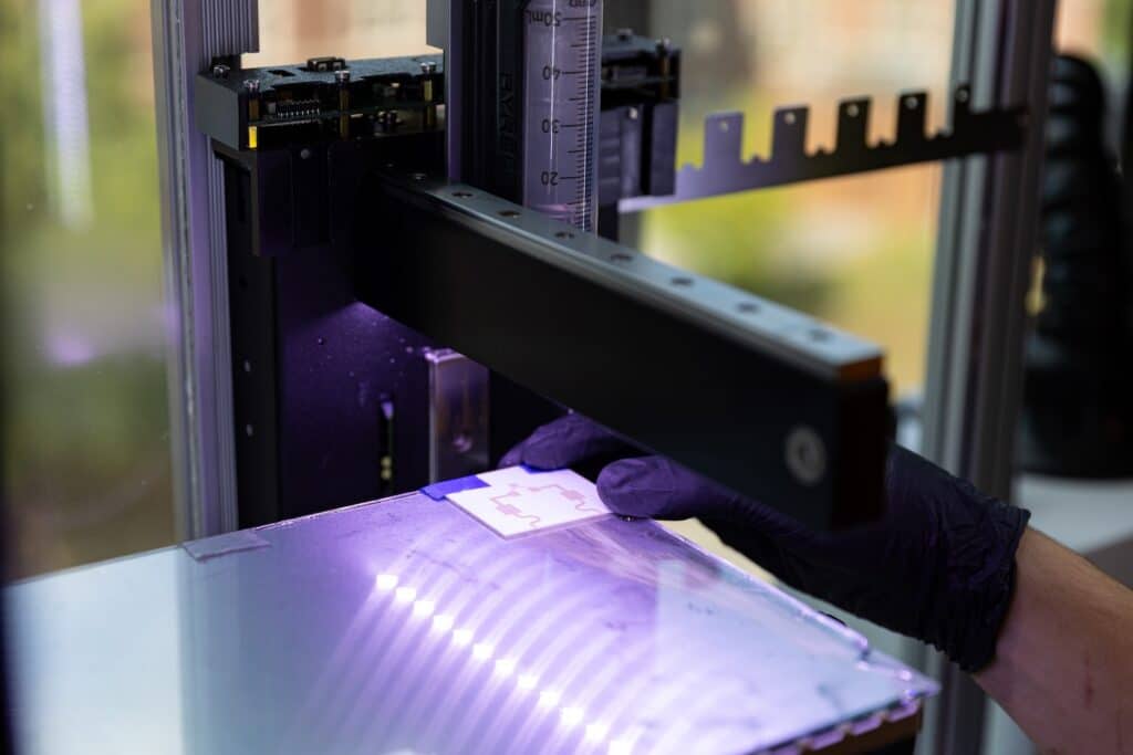 sensor in a machine